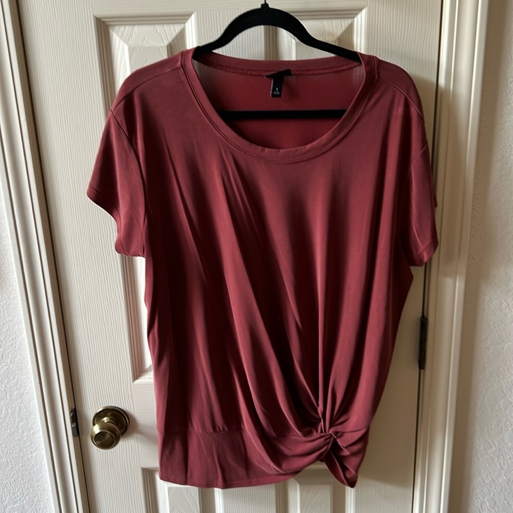 Burgundy Torrid Tee - 1X